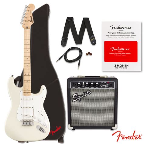 fender squier stratocaster pack stores.